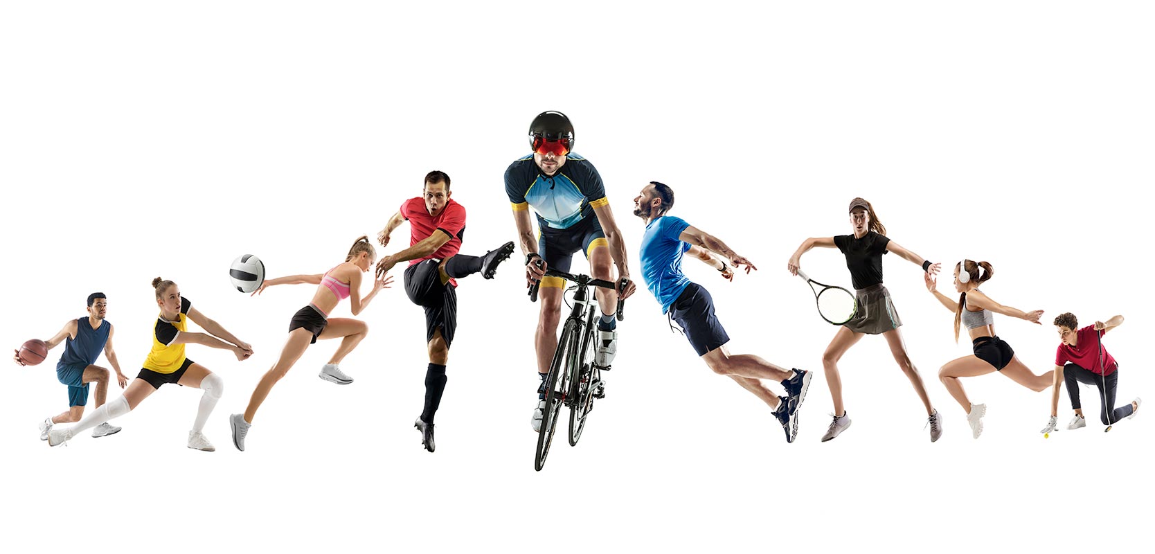 personas haciendo deporte ecolac